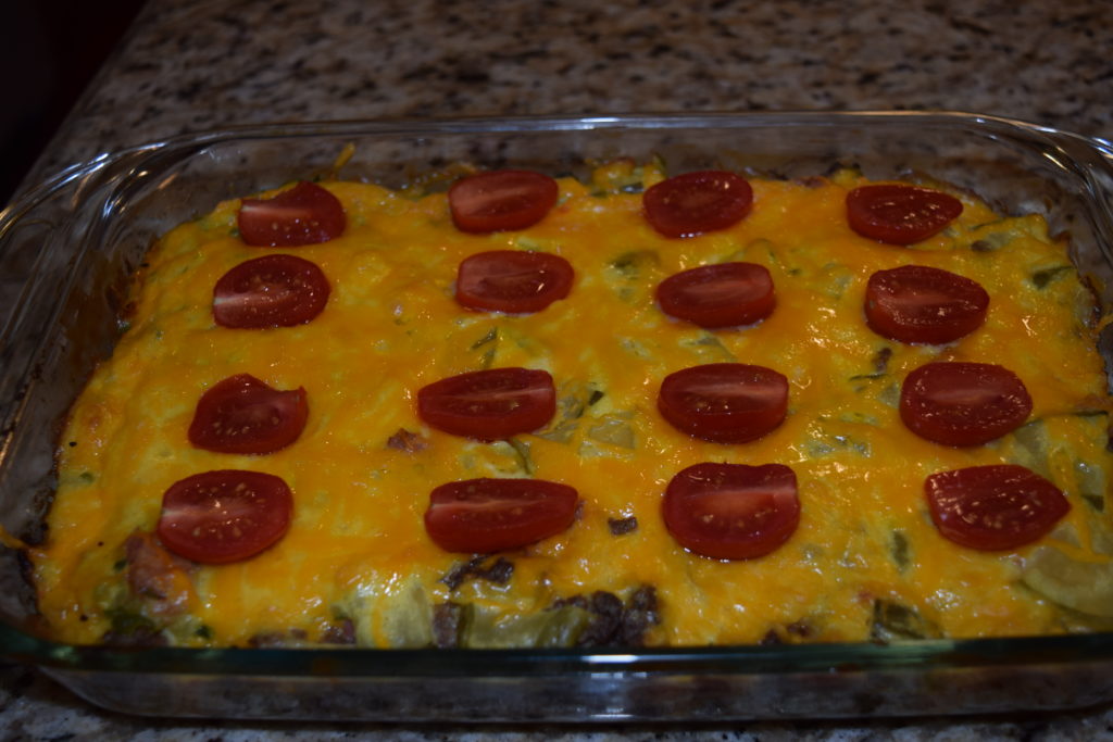 Low Carb Hamburger Cheese Bake - Low Carb Recipe Ideas